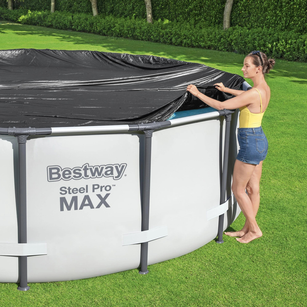 Pokrywa do basenu stelażowego Bestway 305 cm 58036 (6942138918281) - obraz 6