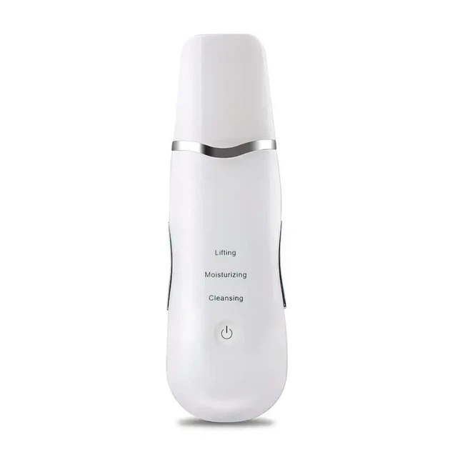 Ультразвуковой скраббер портативный для чистки лица Face Cleaner 8816 / Очиститель поров / Скрабер лифтинг - изображение 8