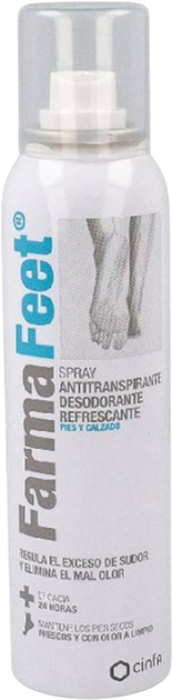 Dezodorant antyperspiracyjny Cinfa Farma Feet w sprayu 150 ml (8470002049079) - obraz 1