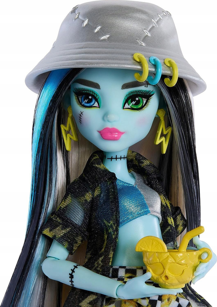Лялька Mattel Monster High Острів страху Френкі Штейн 32.3 см HRP68 (194735183517) - зображення 4