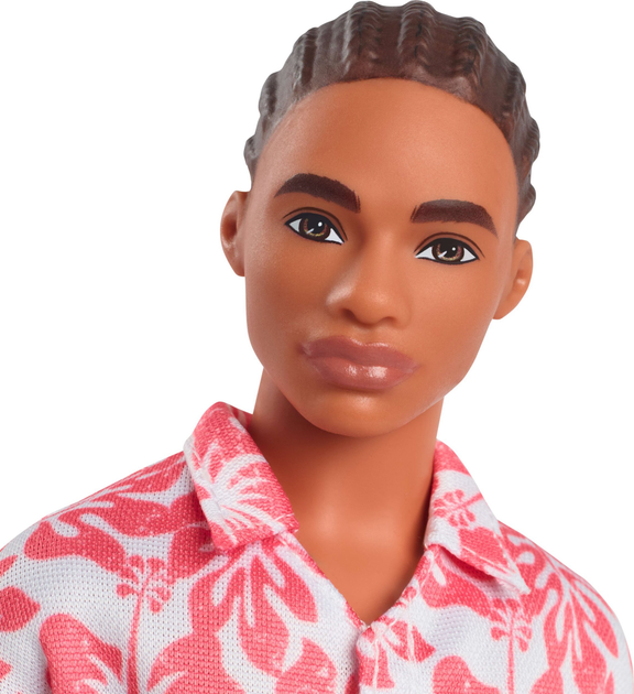 Лялька Mattel Barbie Ken Fashionistas Braids Coral Combo 30 см HYT99 (194735255702) - зображення 3