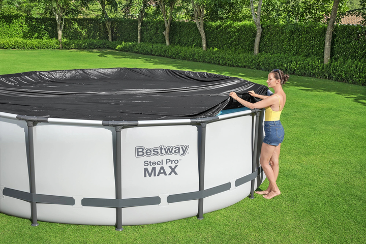 Pokrywa do basenu stelażowego Bestway 457 cm 58038 (6942138918304) - obraz 5