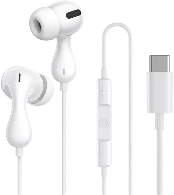 Słuchawki Baseus Encok CZ20 Type-C White (A00171400213-00) - obraz 1