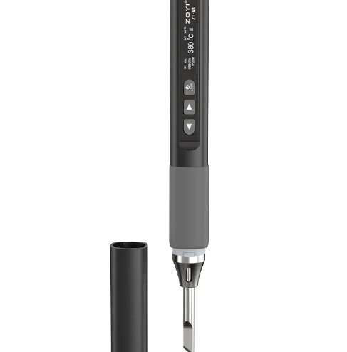 Портативний USB type-c паяльник ZOYI ZT-N1 на жалах T12 з кабелем, підставкою, ковпачком - зображення 3