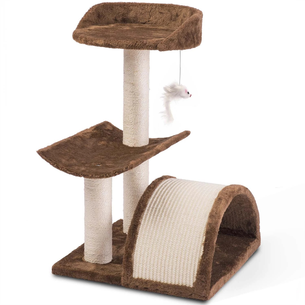 Кігтеточка для кота Pethaus 58 см коричнева DR-254 (5903890601348) - зображення 2