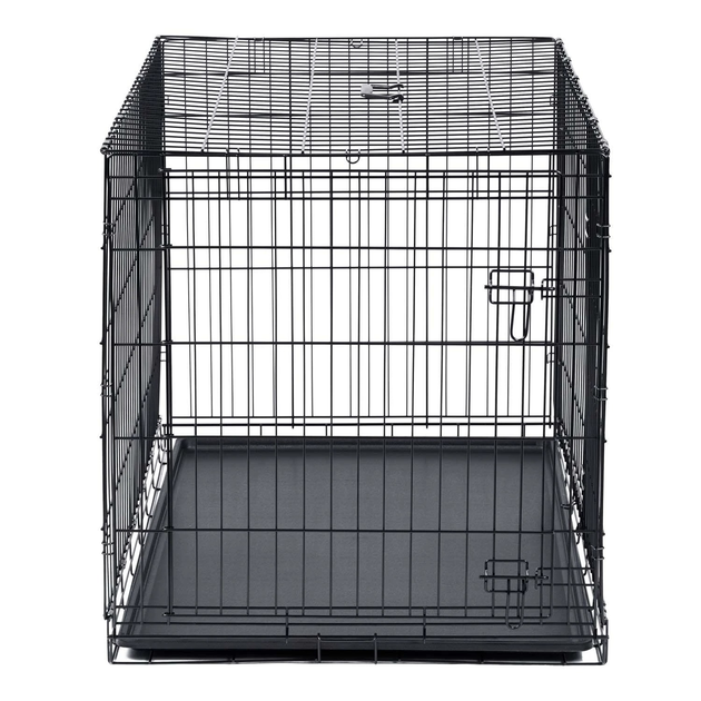 Klatka dla psa Pethaus rozmiar L 107 x 71 x 77 cm czarna PH-202 (5903890618797) - obraz 3