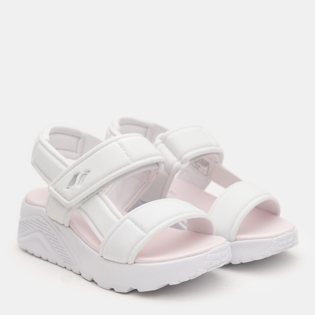 Дитячі спортивні сандалії для дівчинки Skechers Uno Lite Sandal 310372L WHT 27.5 Білі (198376981389) - зображення 2