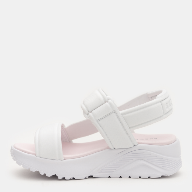 Дитячі спортивні сандалії для дівчинки Skechers Uno Lite Sandal 310372L WHT 27.5 Білі (198376981389) - зображення 3