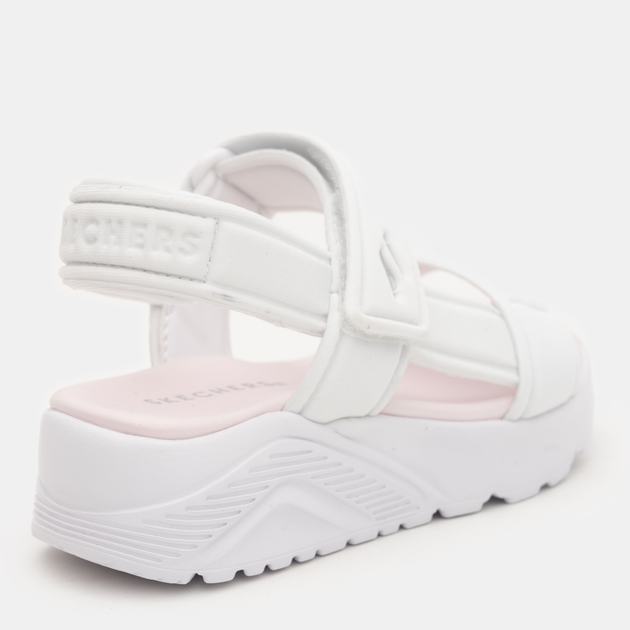 Дитячі спортивні сандалії для дівчинки Skechers Uno Lite Sandal 310372L WHT 27.5 Білі (198376981389) - зображення 4