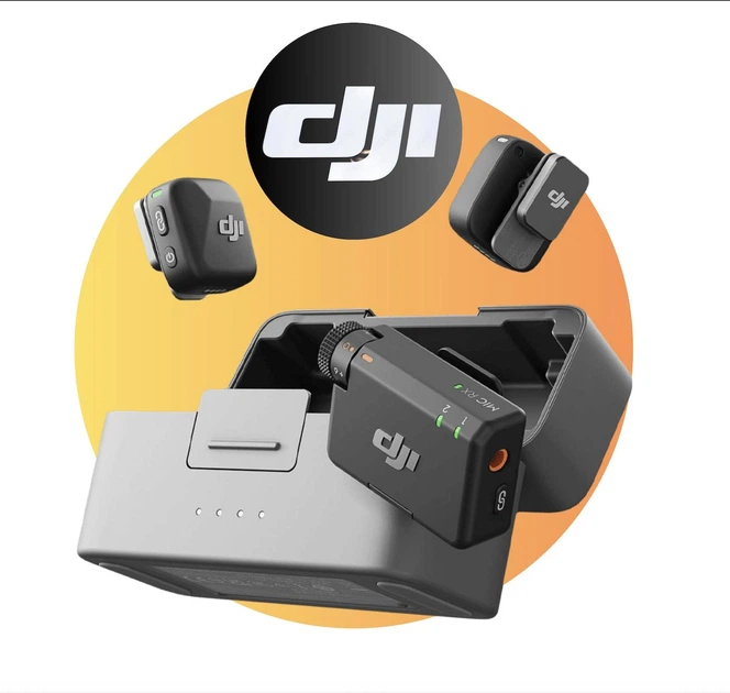 Микрофон DJI Mic Mini беспроводная система (2TX + 1RX + Charging