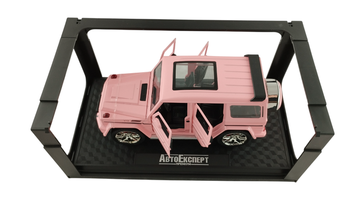 Машинка металева esla Mercedes G63 Gelandewagen колекційна Рожева (185422) - Фото 2 Машинка металева esla Mercedes G63 Gelandewagen колекційна Рожева (185422) - зображення 2
