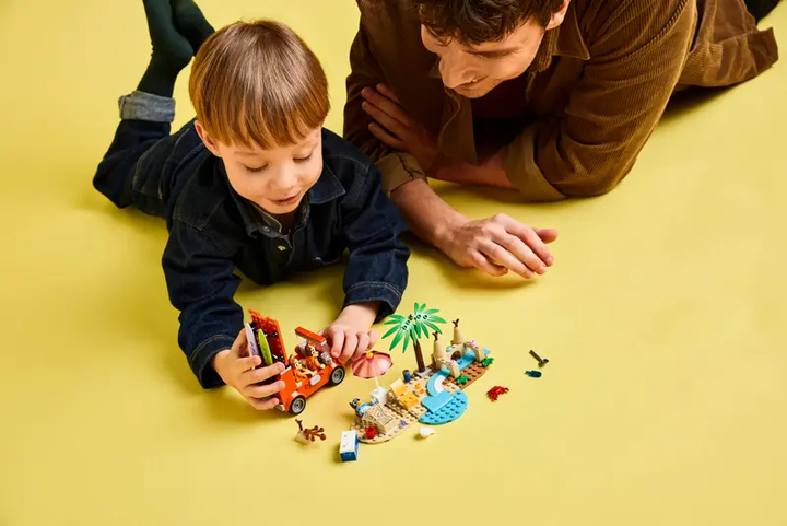 Zestaw klocków LEGO Blue i rodzinna wycieczka samochodem 133 elementy (11202) - obraz 12