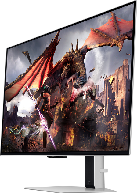Monitor 32" Samsung Odyssey OLED G8 Silver (LS32DG802SUXDU) - obraz 7