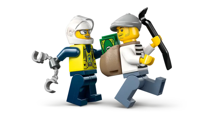 Конструктор LEGO City Поліцейська погоня на мотоциклі 65 елемента (60455) - зображення 7