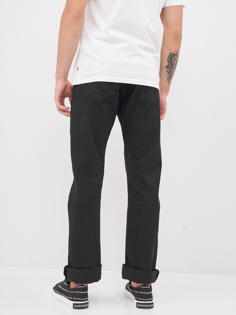 Jeansy regular fit męskie Levi's 501 Original 00501-0165 33-32 Czarne (5412456185555) - obraz 2