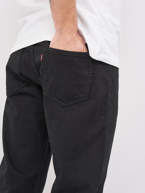 Jeansy regular fit męskie Levi's 501 Original 00501-0165 33-34 Czarne (5412456185562) - obraz 6