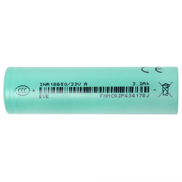 Акумуляторний елемент EVE INR18650-33V 3200mAh - 10A - изображение 2