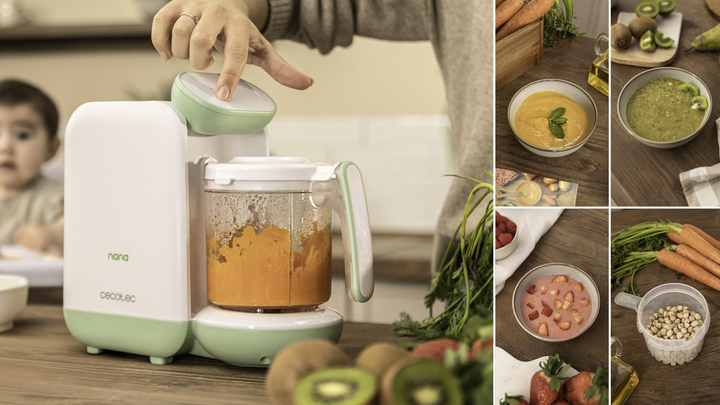 Robot kuchenny dla niemowląt Cecotec Nana BabyCare FoodProcessor biały - obraz 7