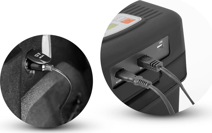 Холодильник туристичний Berdsen Icemax 29 л 12/230В Black (5903890618186) - зображення 6