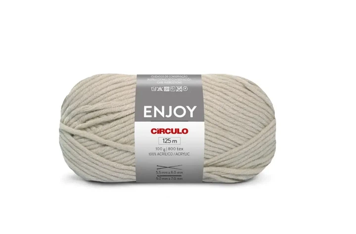 7193 ENJOY пряжа (100% акрил.100г .125м.), світло-сірий - Фото 1 7193 ENJOY пряжа (100% акрил.100г .125м.), світло-сірий - изображение 1