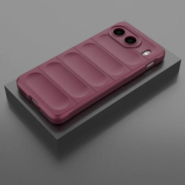 Силиконовый (TPU) чехол Deexe Terra Case для OnePlus Nord 4 - Wine Red - Фото 4 Силиконовый (TPU) чехол Deexe Terra Case для OnePlus Nord 4 - Wine Red - изображение 4