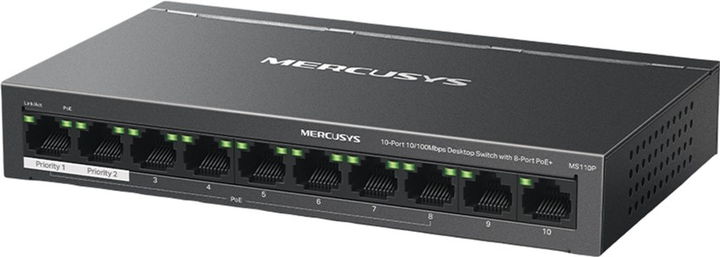 Przełącznik Mercusys MS110P - obraz 2