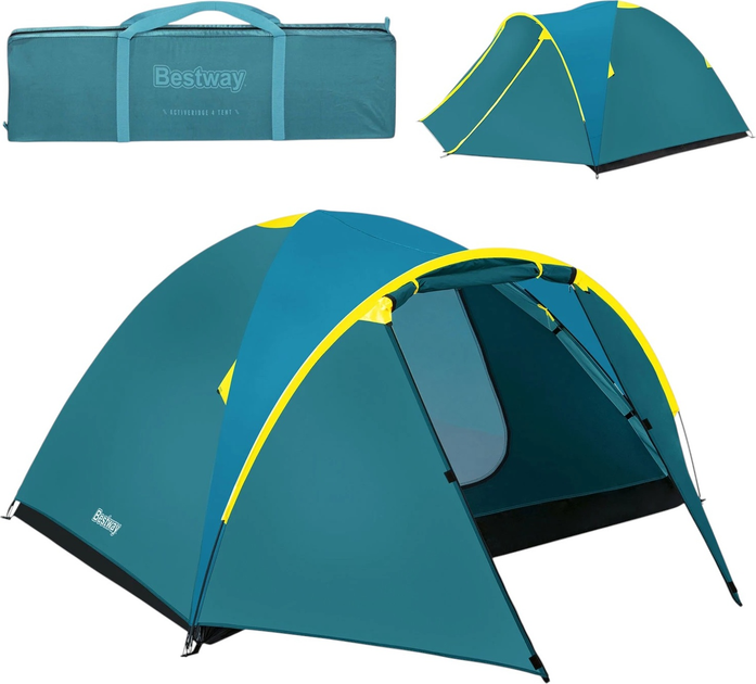 Туристичний намет Bestway Activeridge Ridge 4 210 x 240 x 130 см 68091 (6941607353226) - зображення 4