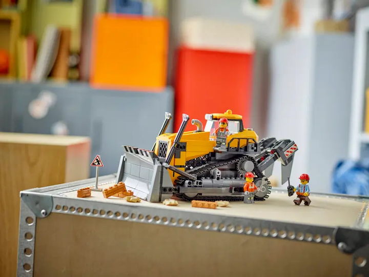 Zestaw klocków LEGO City Żółty buldożer 390 elementy (60466) - obraz 7