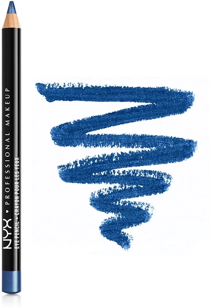 Олівець для очей NYX Professional Makeup Slim Eye Pencil 913 - Sapphire (485092-938670-2) - Фото 1 Олівець для очей NYX Professional Makeup Slim Eye Pencil 913 - Sapphire (485092-938670-2) - зображення 1