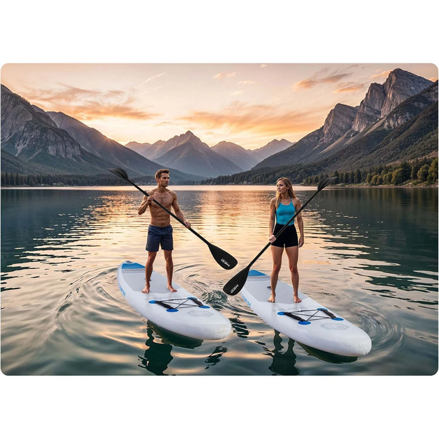Надувна SUP дошка Neo Sport 320 x 84 x 15 см з веслом, насосом і сумкою для зберігання 170200 (5903890626891) - зображення 9
