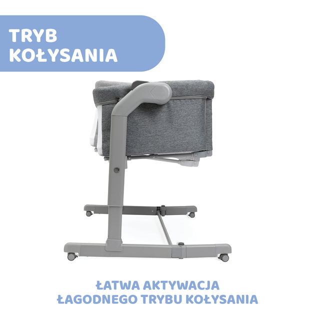 Дитяче ліжечко Chicco Next2Me Magic Evo Darl Grey (8058664167715) - зображення 6