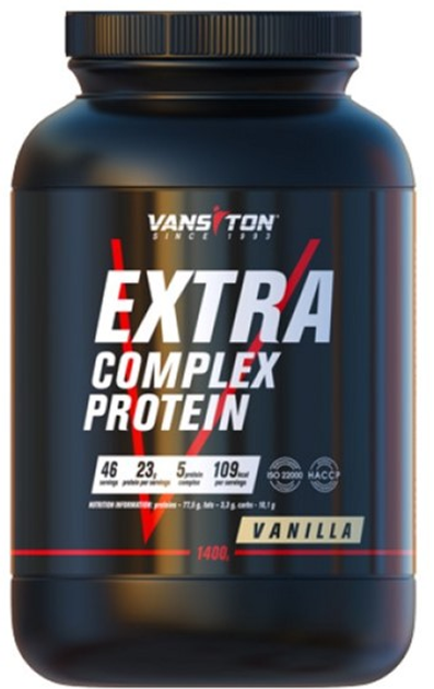 Протеїн Vansiton EXTRA 1.4 кг Vanilla (4820106591440) - зображення 1