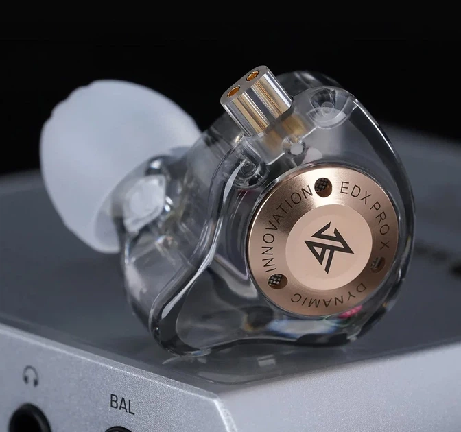 KZ EDX PRO X (Gray, No Micro) – Динамические Hi-Fi Навушники для Кристального Звука - изображение 8