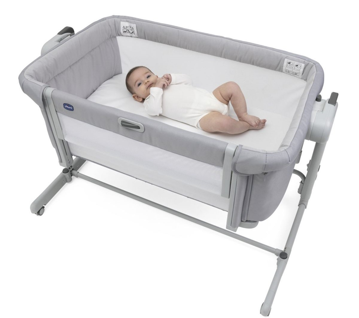 Łóżeczko dziecięce dostawne Chicco Next2Me Magic Evo Grey Mist (8058664167746) - obraz 2