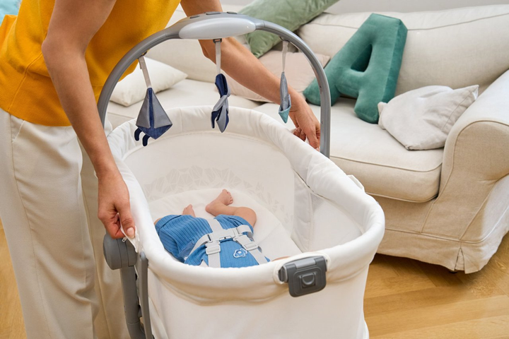Дитяче ліжечко багатофункціональне Chicco Baby Hug Pro 5 в 1 Сіре (8058664173259) - зображення 20