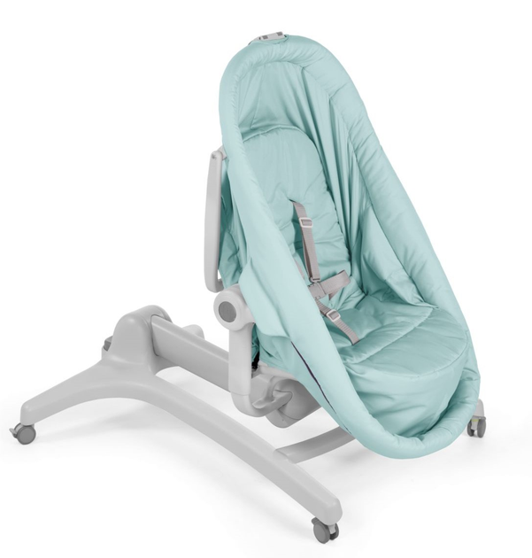 Дитяче ліжечко багатофункціональне Chicco Baby Hug Pro 4 в 1 Aquarelle М'ятa (8058664092178) - зображення 3