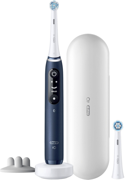 Elektryczna szczoteczka do zębów Oral-B iO Series 7S Niebieska + Brush Head + TC (613115) - obraz 2