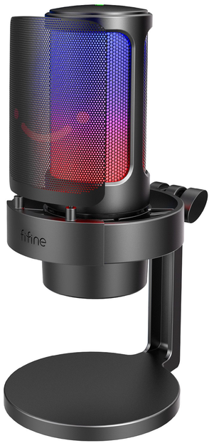 Mikrofon pojemnościowyFifine A8 RGB Black (4820216972078) - obraz 2