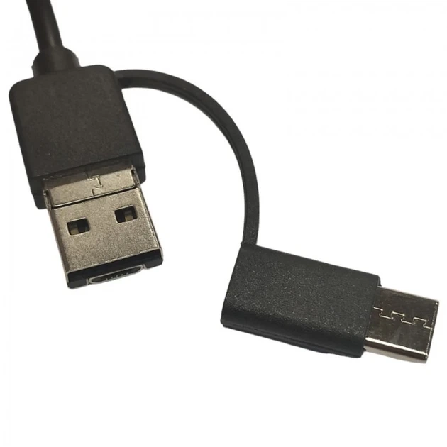 Камера ендоскоп із кабелем на 5 метрів 7 мм USB/micro USB/Type-C з підсвіткою під Android - зображення 4