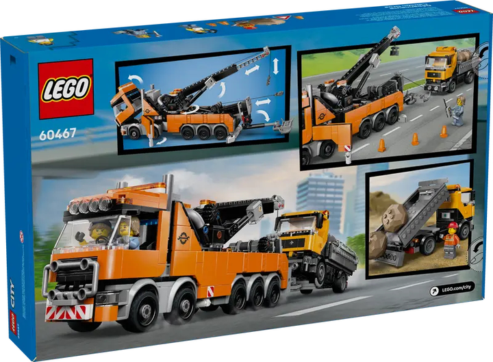 Конструктор LEGO City Евакуатор з краном-маніпулятором 793 елементов (60467) - зображення 1