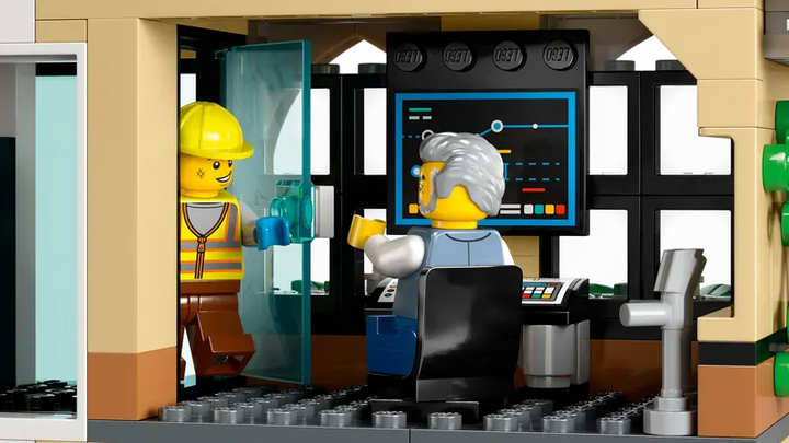 Zestaw klocków LEGO City Centralny dworzec kolejowy 752 elementy (60469) - obraz 9