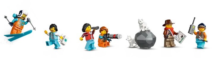 Конструктор LEGO City Полярний експрес дослідників Арктики 1517 елемента (60470) - зображення 6