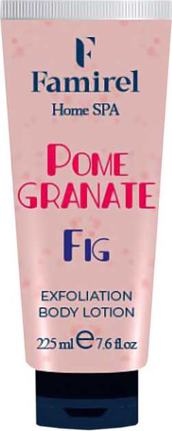 Отшелушивающий лосьон для тела Famirel Home Spa Exfoliant Body Lotion Fig & Pomegranate Инжир и гранат 225 мл (7290114086011) 