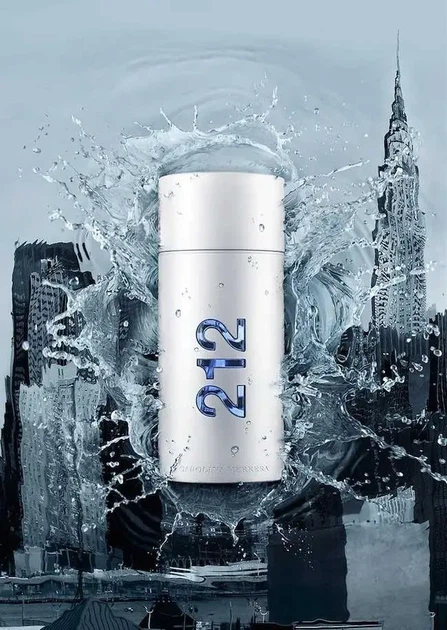 Carolina Herrera 212 Men NYC Туалетная вода для мужчин, 1.5 мл Пробник - зображення 3