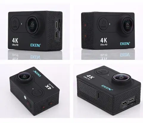 Экшн камера Eken H9R С пультом 4k Wi-Fi Black Original - изображение 3