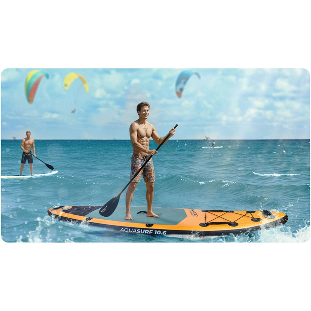 Надувна SUP дошка Neo Sport 320 x 84 x 15 см з веслом, насосом і сумкою для зберігання 170202 (5903890626914) - зображення 10
