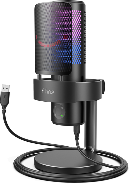 Мікрофон конденсаторний Fifine A9 RGB (4820216971613) - зображення 2