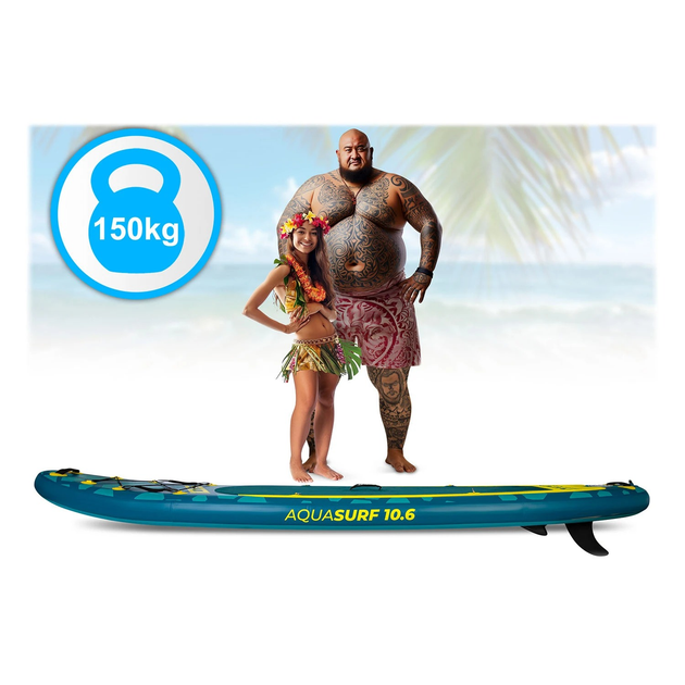 Надувна SUP дошка Neo Sport 320 x 84 x 15 см з веслом, насосом і сумкою для зберігання 170203 (5903890626921) - зображення 7