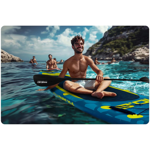Надувна SUP дошка Neo Sport 320 x 84 x 15 см з веслом, насосом і сумкою для зберігання 170203 (5903890626921) - зображення 10
