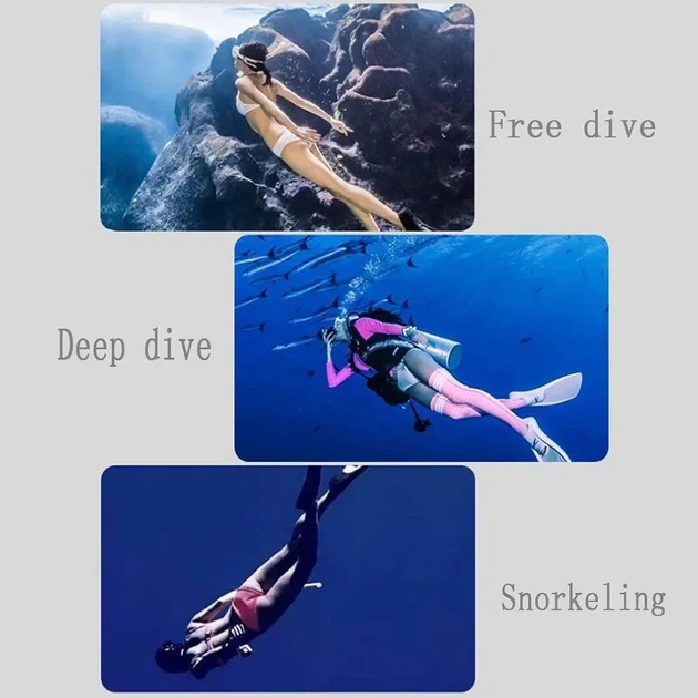 Профессиональная подводная маска для дайвинга с держателем для камеры GoPro Blue - Фото 2 Профессиональная подводная маска для дайвинга с держателем для камеры GoPro Blue - изображение 2